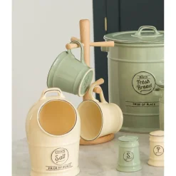 Tu0026G T&G Woodware Beech 6 Peg Mug Tree - Natural