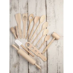 Tu0026G T&G Woodware Beech Spoon With Hole