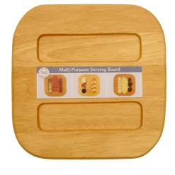 Tu0026G T&G Woodware Hevea Light-Stained Serving Board