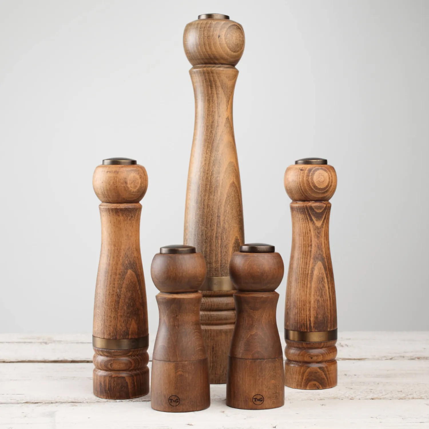 Tu0026G T&G Woodware Opera Antique Beech 24cm Salt Mill