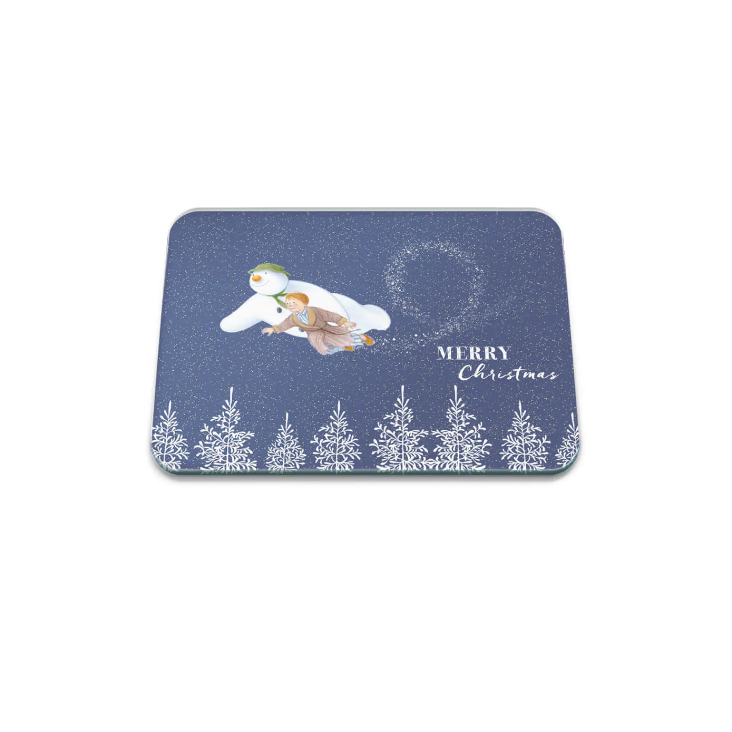 THE SNOWMAN Medium Worktop Protector - Blue
