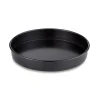 Tower Precision Plus Carbon Steel 23cm Round Non-Stick Loose Base Sandwich Tin - Black