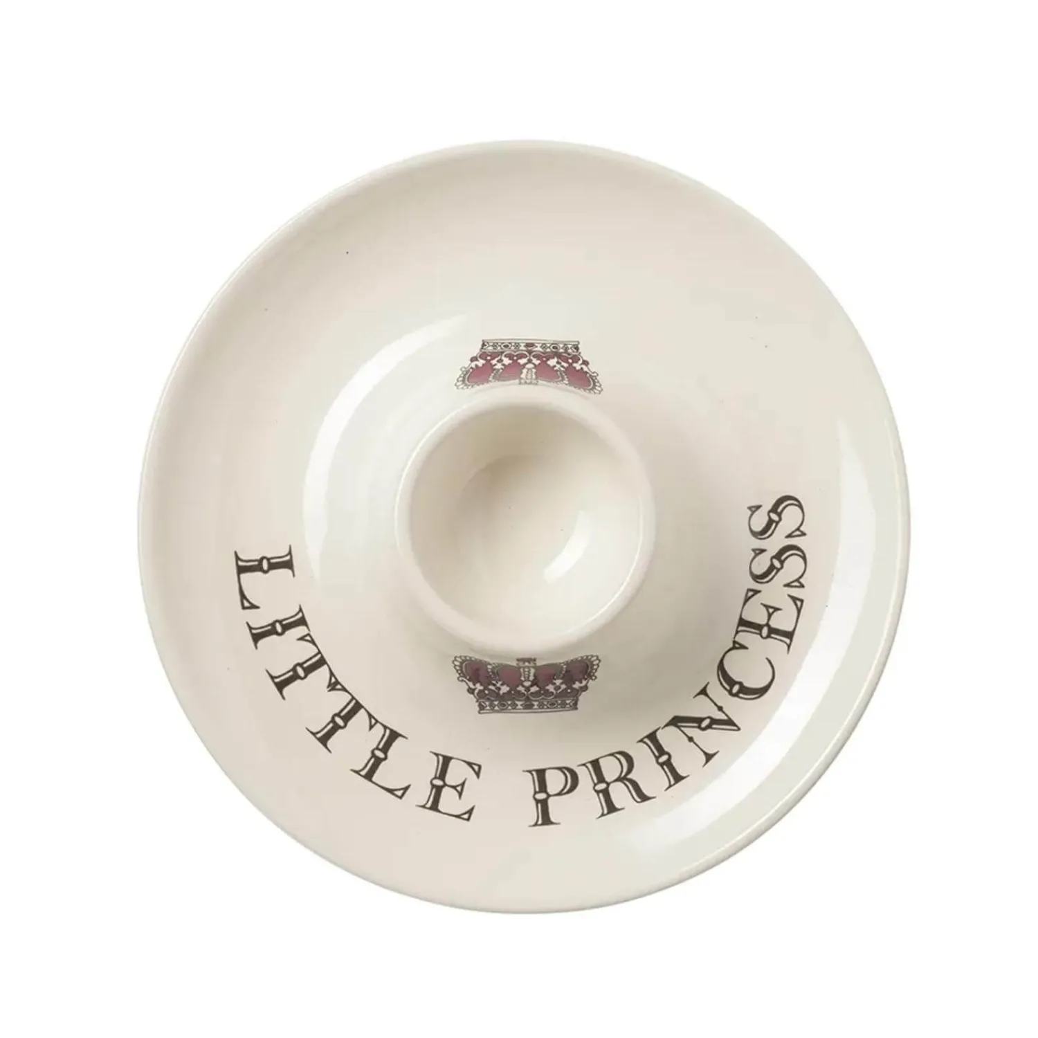 TUFTOP Majestic Little Princess Stoneware Egg Cup & Saucer