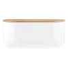Typhoon Eden Carbon Steel Bread Storage Container - White