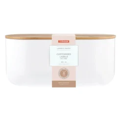 Typhoon Eden Carbon Steel Bread Storage Container - White