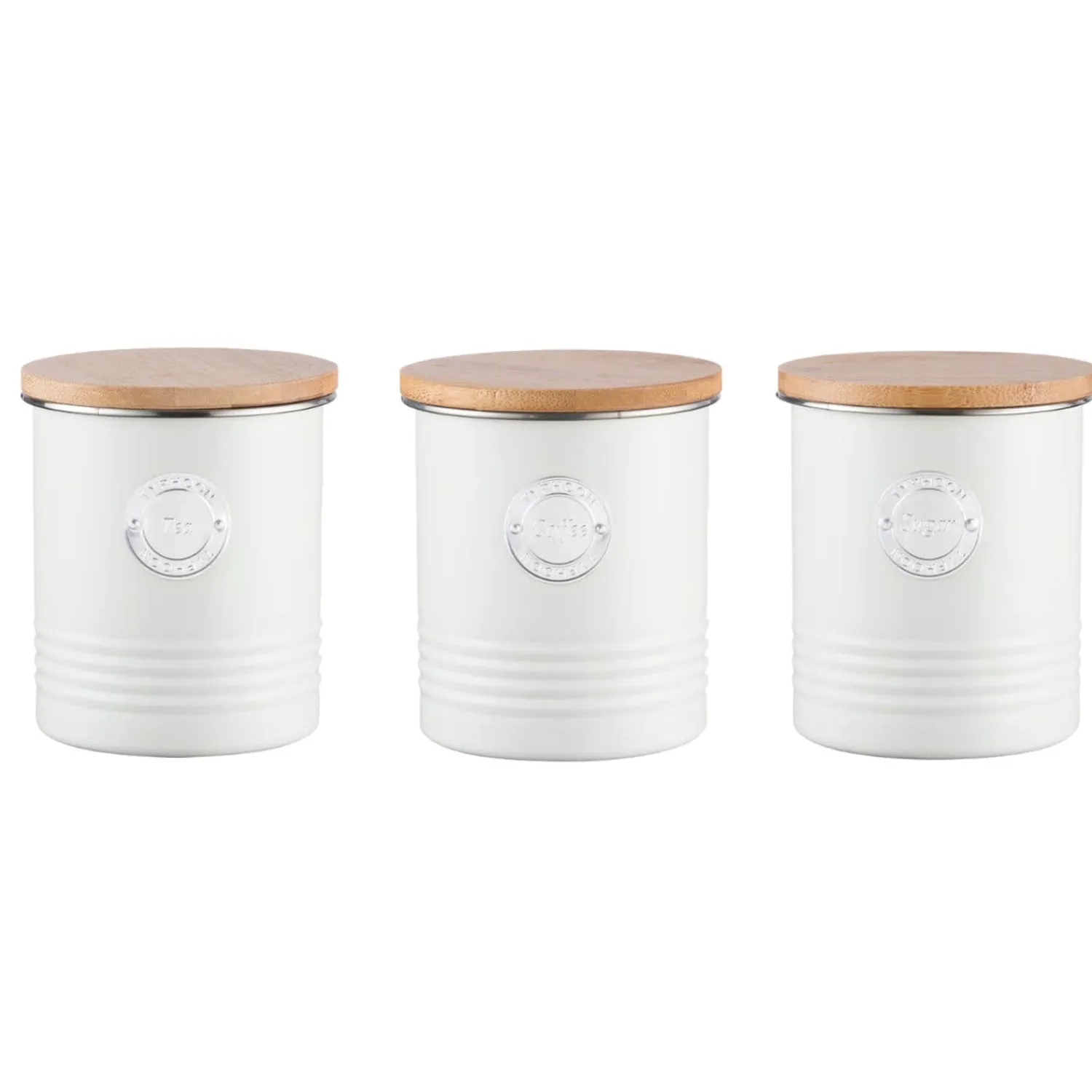 Typhoon Living 3 Piece Canister Set - Cream