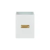 Typhoon Square Utensil Pot - Otto White