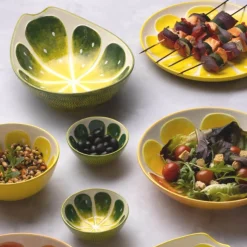 Typhoon World Foods Oval Lemon Bowl