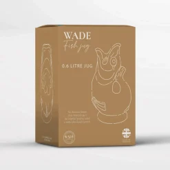 Wade Fish Earthenware 0.6 Litre Gluggle Jug - Agave