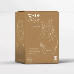 Wade Fish Earthenware 1.2 Litre Gluggle Jug - Agave