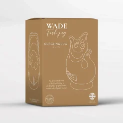 Wade Fish Earthenware 0.6 Litre Gluggle Jug - Cobalt
