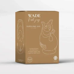 Wade Fish Earthenware 0.6 Litre Gluggle Jug - White