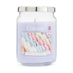 Wax Lyrical Colony Large Scented Candle Jar - Sweet Macarons
