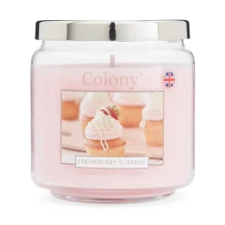 Wax Lyrical Colony Medium Scented Candle Jar - Strawberry Surprise