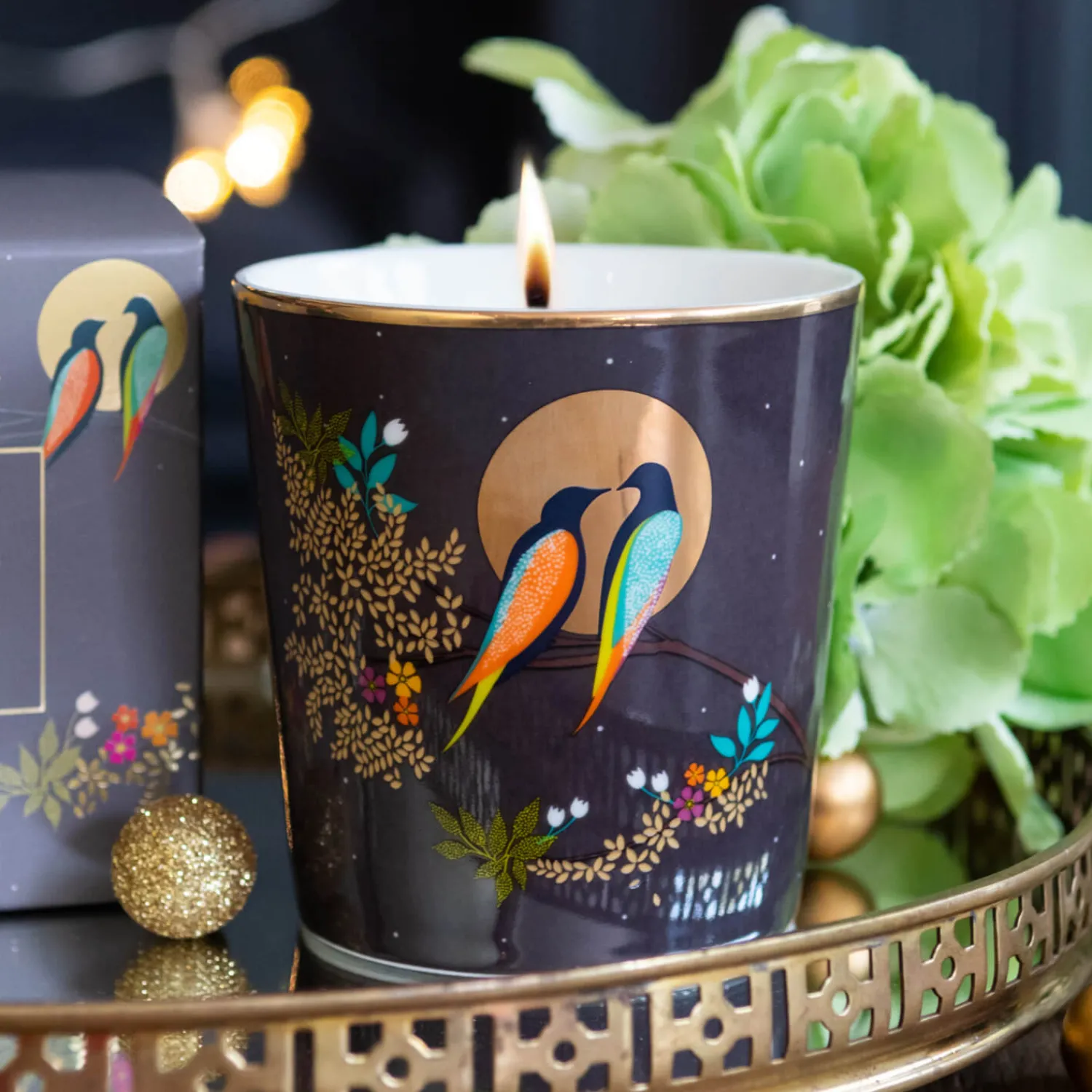 Sara Miller Wax Lyrical Scented Candle - Geranium, Patchouli & Vetivert