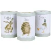 Wrendale Designs 3 Piece Tin Canister Set