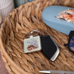 Wrendale Designs by Hannah Dale Key Ring - Love & Hedgehugs