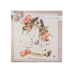 Wrendale Designs by Hannah Dale Paint By Numbers - Blooming With Love - Spaniel