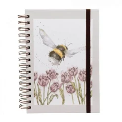 Wrendale Designs by Hannah Dale A5 Spiral Notebook - Flight Of The Bumblebee