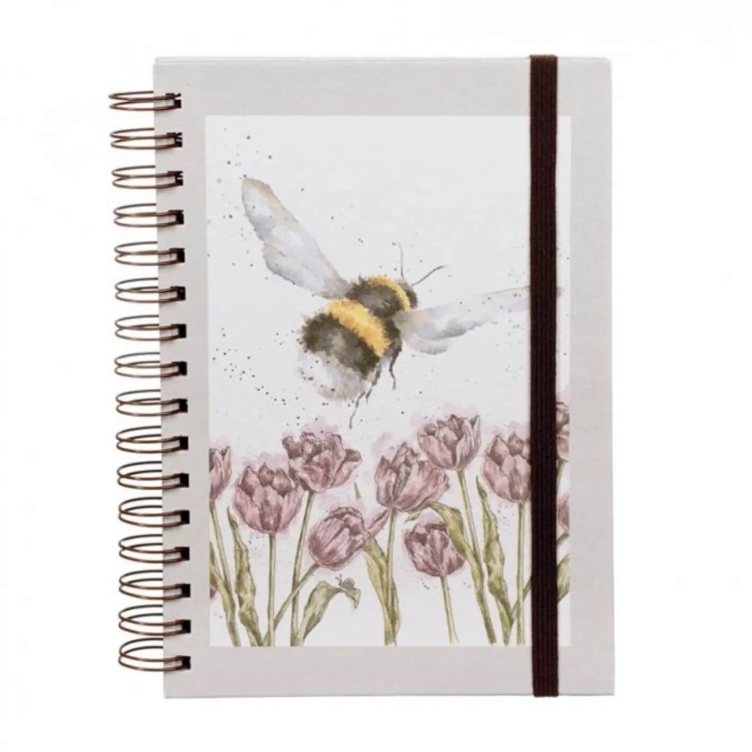 Wrendale Designs by Hannah Dale A5 Spiral Notebook - Flight Of The Bumblebee