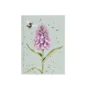 Wrendale Designs by Hannah Dale A6 Notebook - Marsh Orchid - Bee