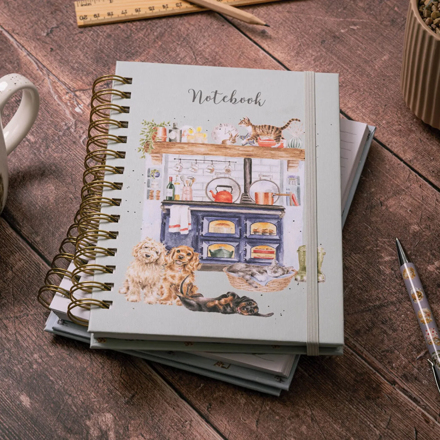 Wrendale Designs by Hannah Dale A5 Notebook - The Country Kitchen