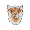 Wrendale Designs by Hannah Dale Pin Badge - Daisy Coo - Highland Cow