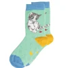 Wrendale Designs By Hannah Dale Childrens 9 to 12 Bamboo Socks - Ladybird12