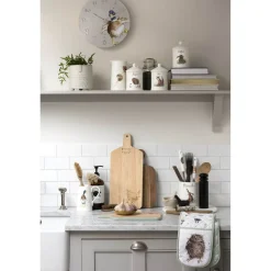 Wrendale Designs by Hannah Dale Wall Clock - Hedgehog