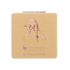 Wrendale Designs by Hannah Dale Compact Mirror - Flowers Giraffe
