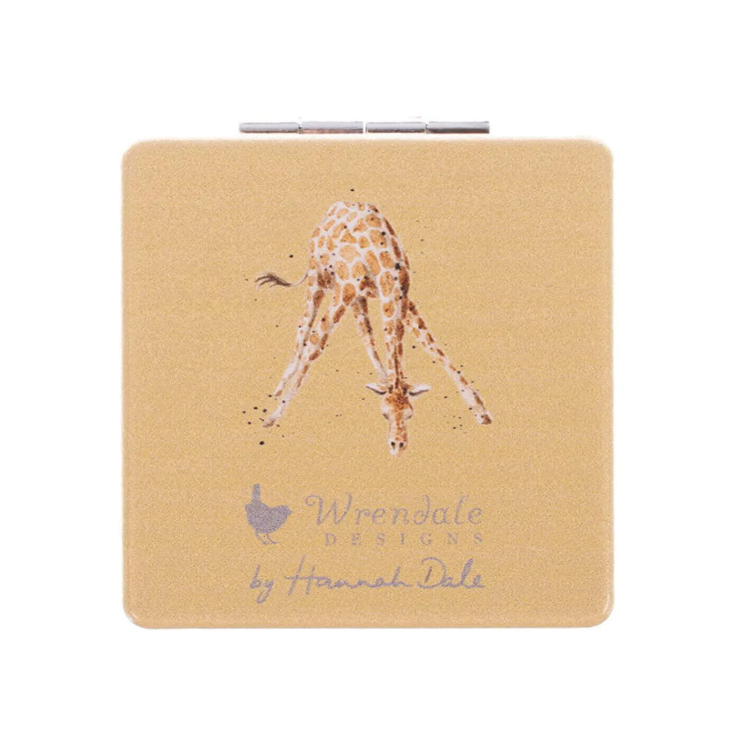 Wrendale Designs by Hannah Dale Compact Mirror - Flowers Giraffe