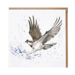 Wrendale Designs By Hannah Dale Card - Gone Fishing - Osprey