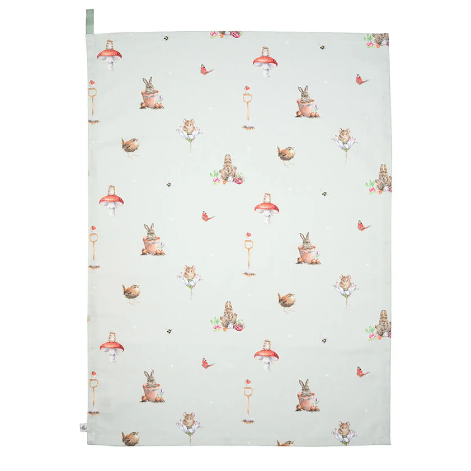 Wrendale Designs by Hannah Dale 100% Cotton Tea Towel - Garden Friends