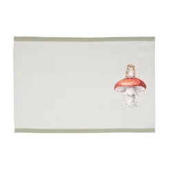 Wrendale Designs by Hannah Dale 100% Cotton Fabric Set of 4 Placemats - Garden Friends