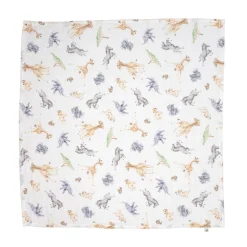 Wrendale Designs by Hannah Dale Little Wren 100% Cotton Muslin Gift Set - Little Savannah