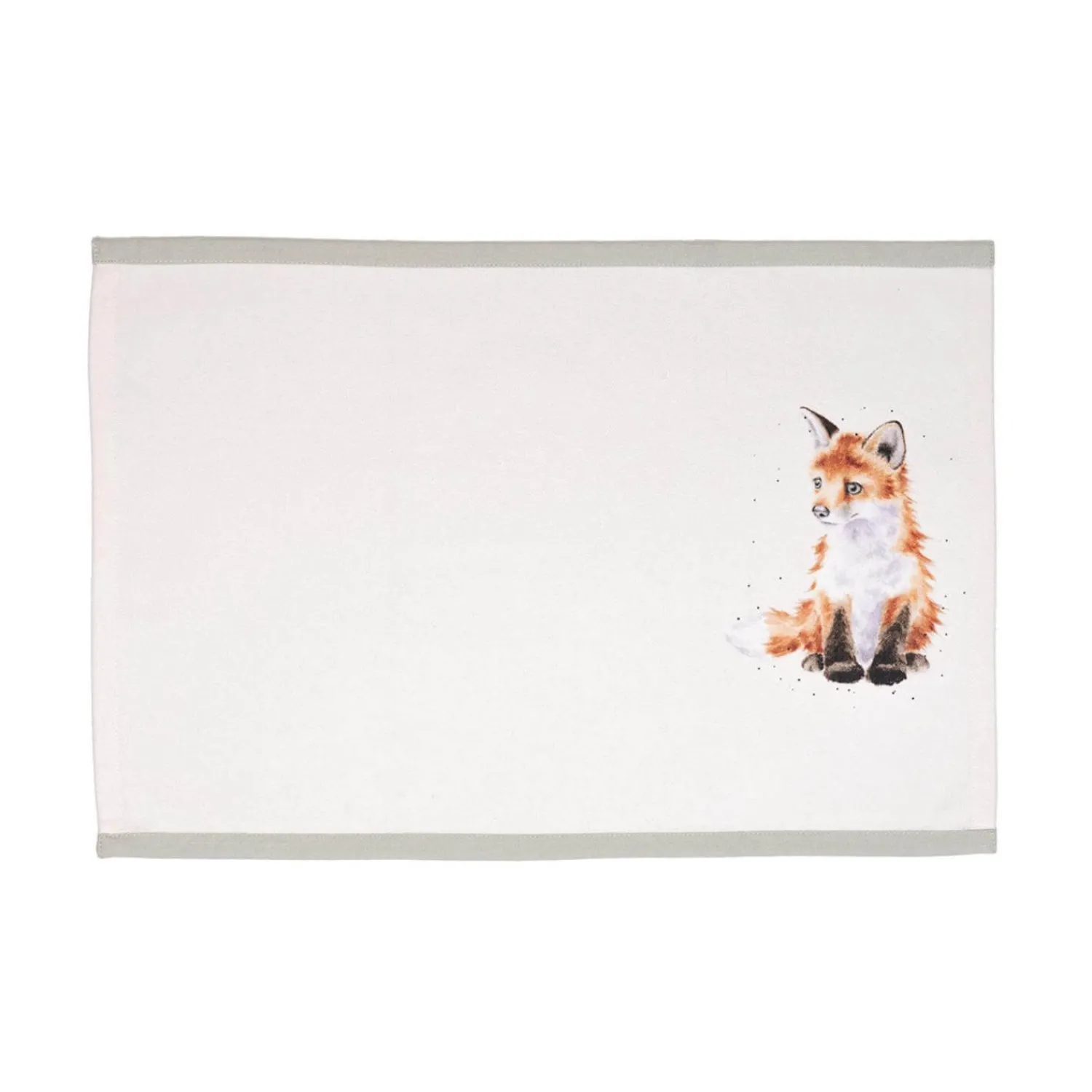 Wrendale Designs by Hannah Dale 100% Cotton Fabric Set of 4 Placemats - Woodlanders