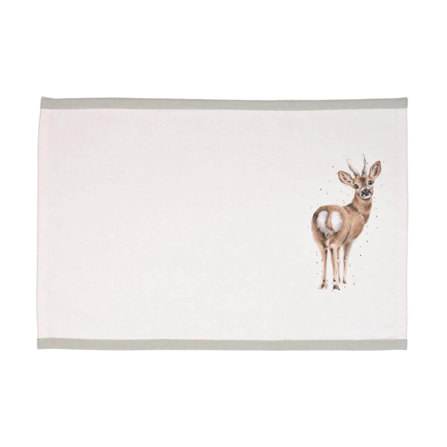 Wrendale Designs by Hannah Dale 100% Cotton Fabric Set of 4 Placemats - Woodlanders