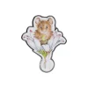 Wrendale Designs by Hannah Dale Pin Badge - Oops A Daisy - Mouse