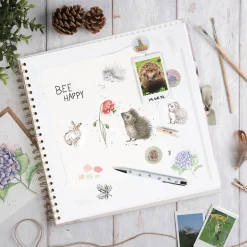 Wrendale Designs by Hannah Dale Scrapbook Album - Hydrangea