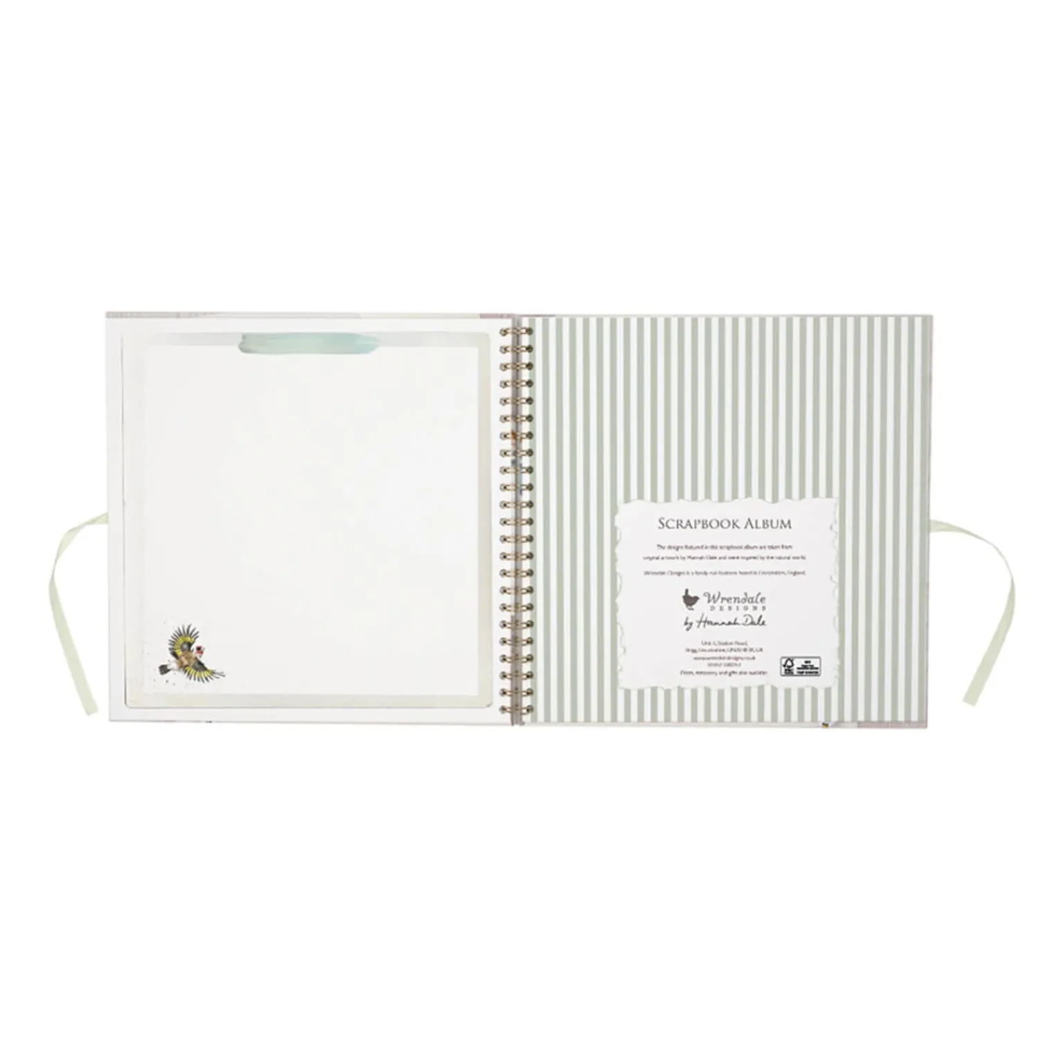 Wrendale Designs by Hannah Dale Scrapbook Album - Hydrangea