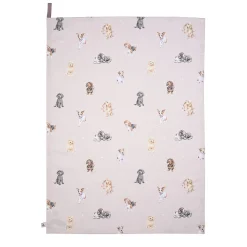 Wrendale Designs by Hannah Dale 100% Cotton Tea Towel - A Dogs Life