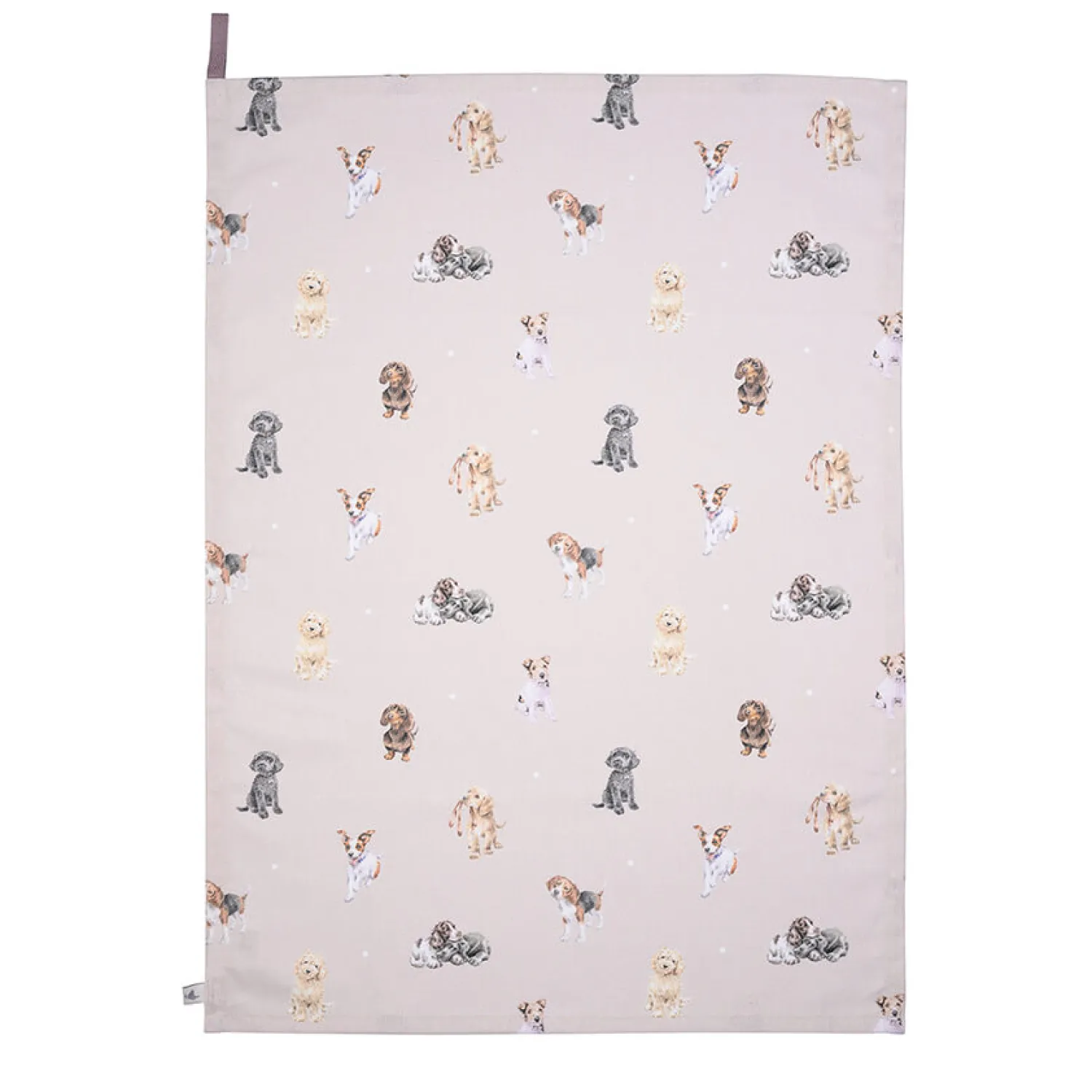 Wrendale Designs by Hannah Dale 100% Cotton Tea Towel - A Dogs Life