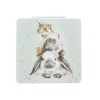 Wrendale Designs by Hannah Dale Compact Mirror - Piggy in the Middle