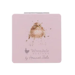 Wrendale Designs by Hannah Dale Compact Mirror - Home Sweet Home Wren