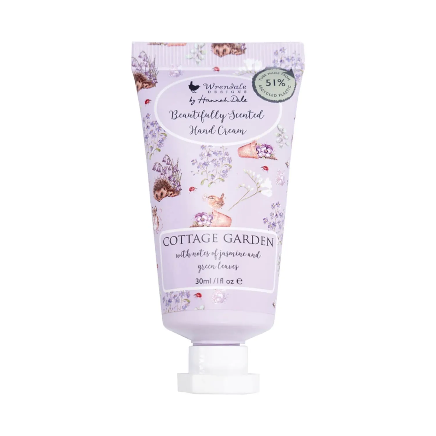 Wrendale Designs By Hannah Dale Mini Hand Cream - Cottage Garden - Hedgehog