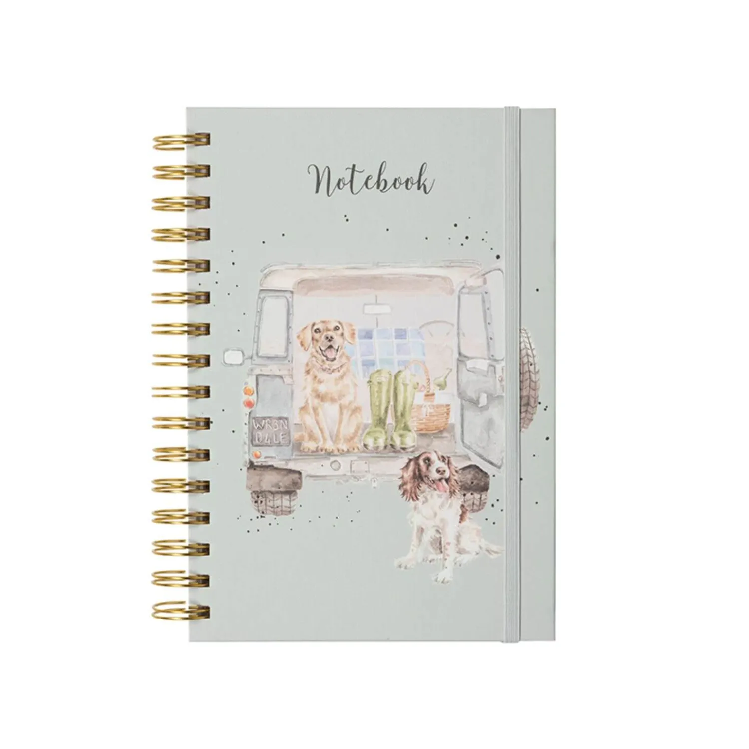 Wrendale Designs by Hannah Dale A5 Notebook - Paws For A Picnic - Labrador & Spaniel
