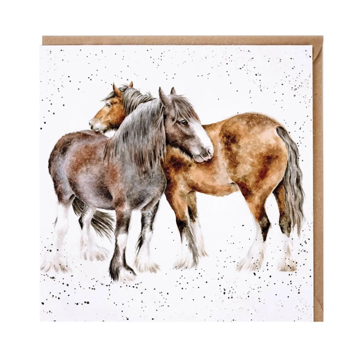 Wrendale Designs by Hannah Dale Card - Side By Side
