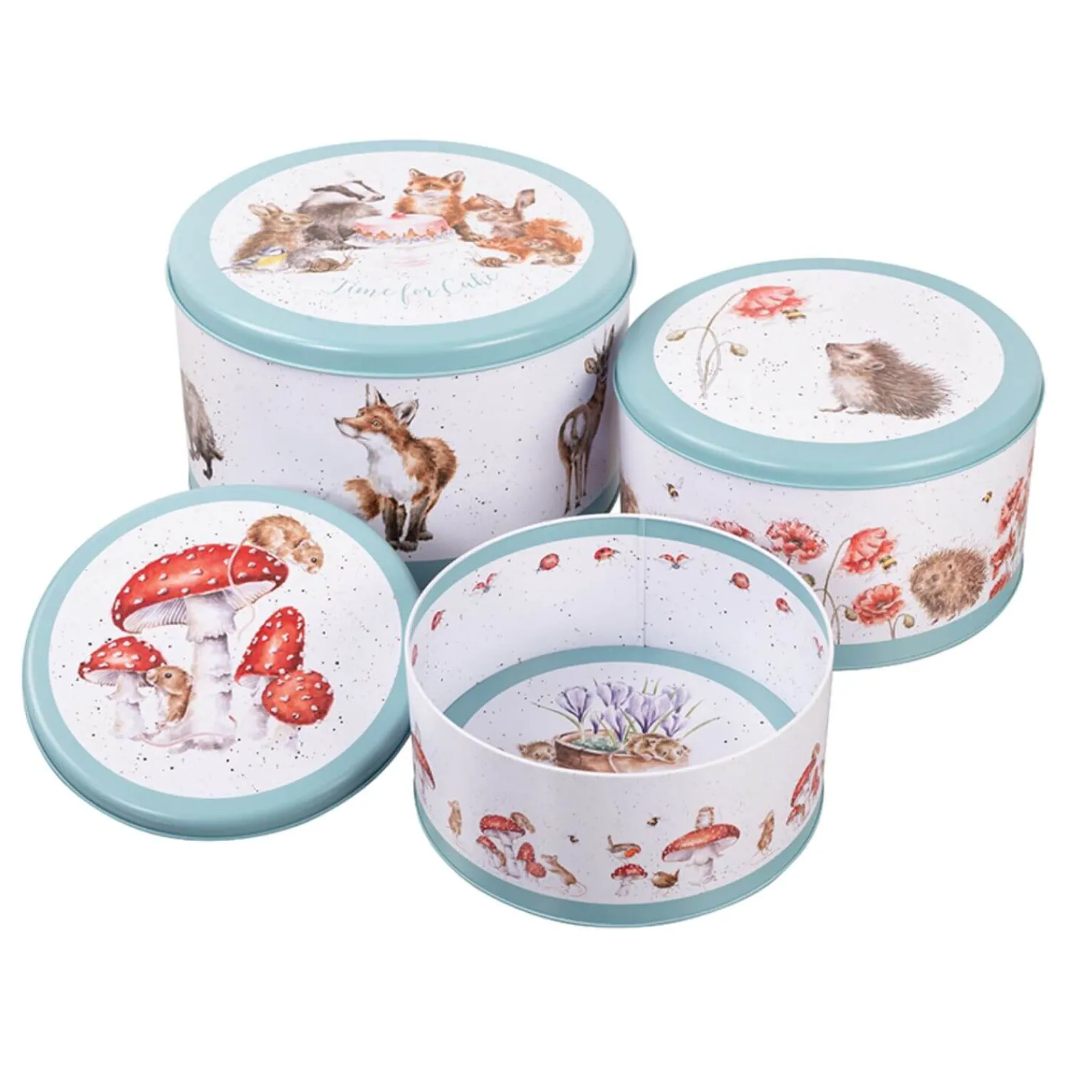 Wrendale Designs by Hannah Dale 3 Piece Cake Tin Nest - The Country Set