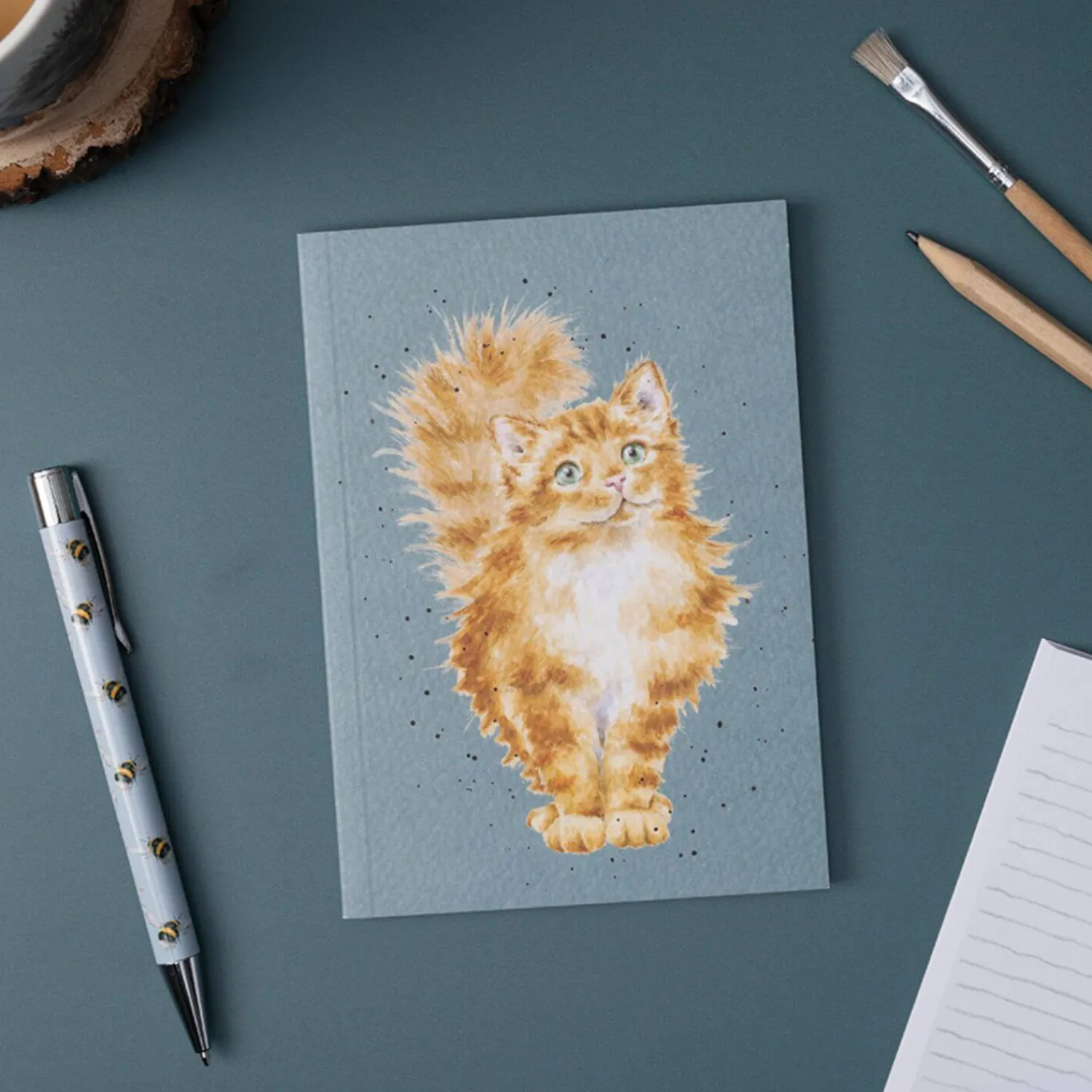 Wrendale Designs by Hannah Dale A6 Notebook - Just Purr-fect - Cat