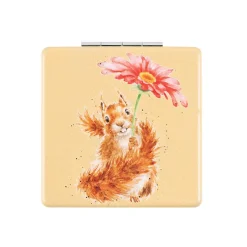 Wrendale Designs Compact Mirror - Flowers Come After Rain
